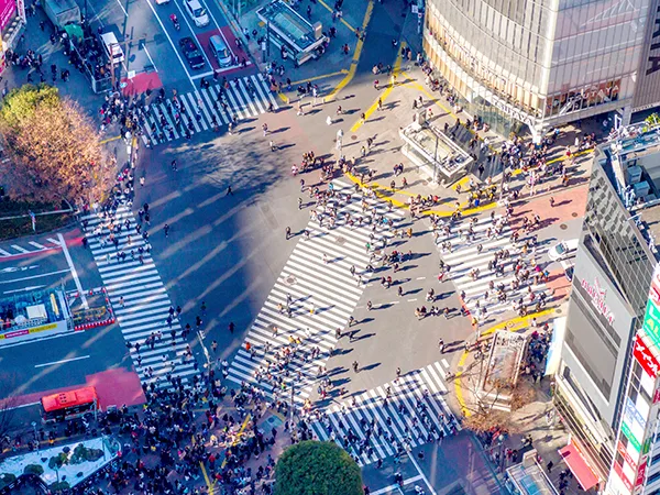 スクランブル交差点